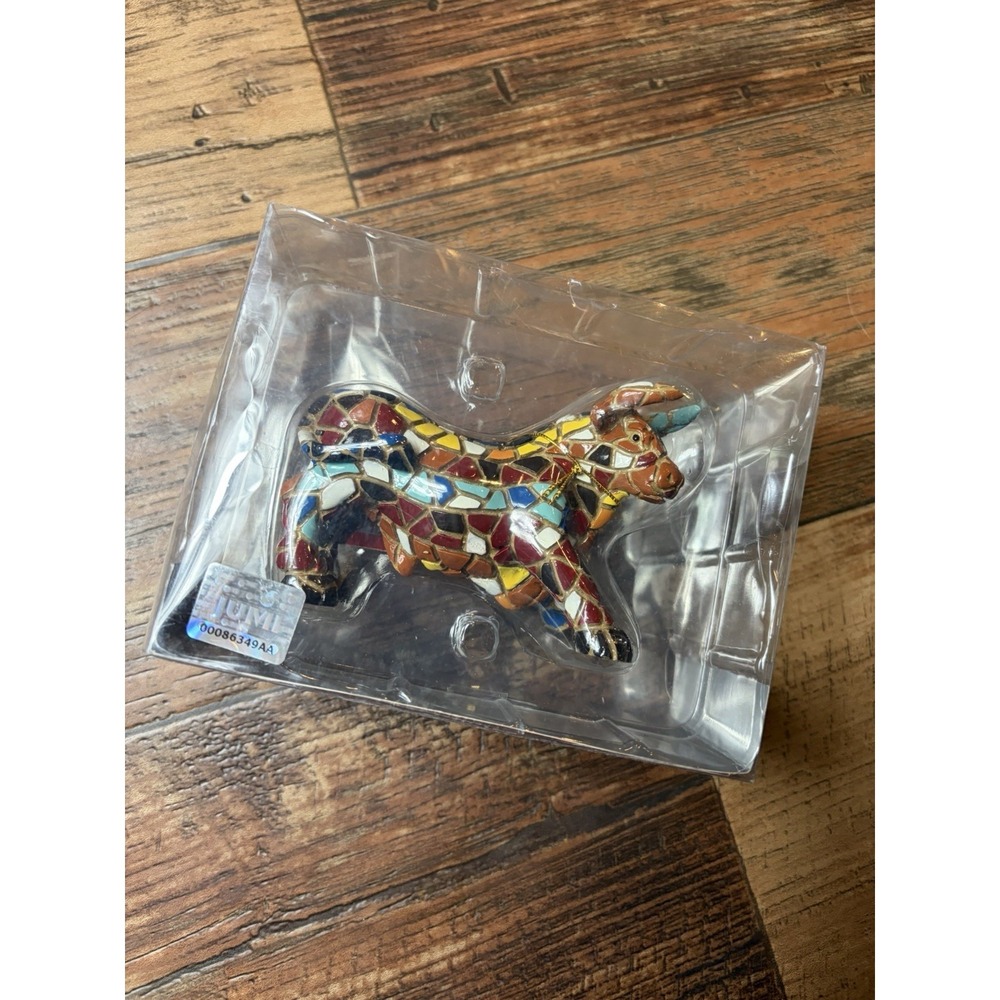 Mosaicolors Mosaic Bull Figure New In Box Spain Cow